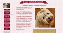 Desktop Screenshot of oceanstatelabradoodles.com