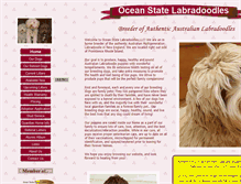 Tablet Screenshot of oceanstatelabradoodles.com